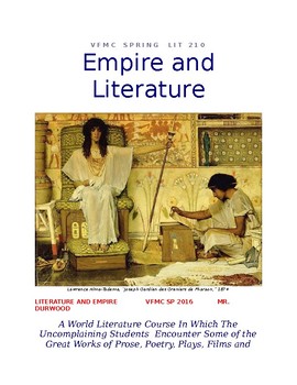 World Literature Writing Course lesson plan cover